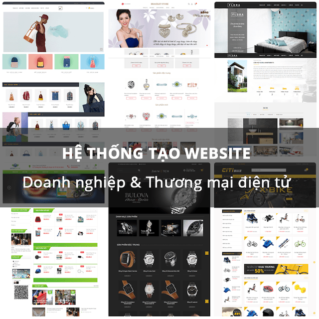 Nền tảng tạo website dành cho Doanh nghiệp